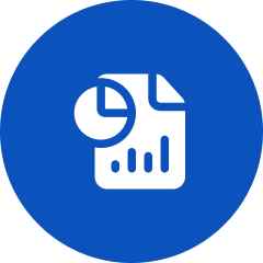 Data analysis document icon
